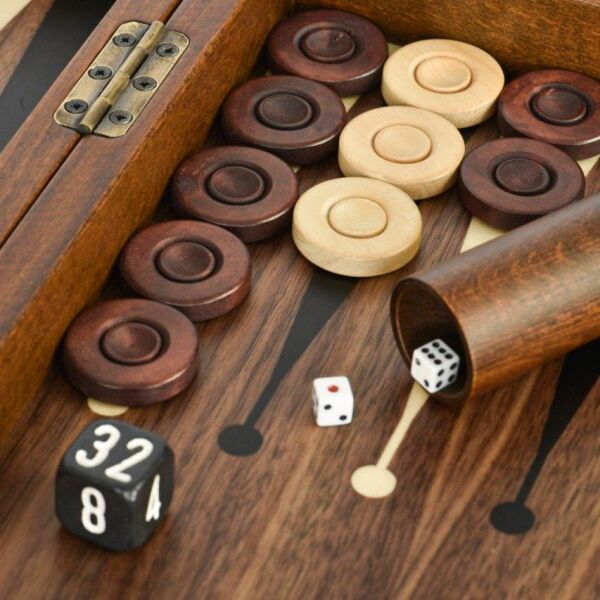 Premium Tavla Seti - Ceviz