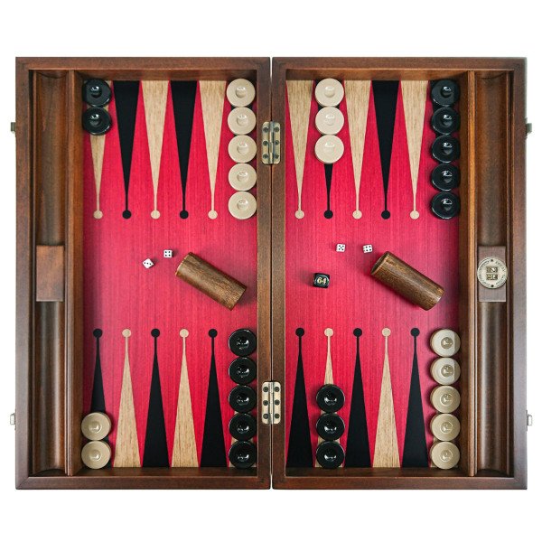 Premium Tavla Seti - Kırmızı Siyah