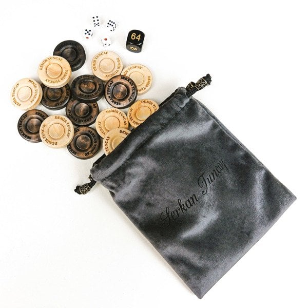 Kişiye Özel Tavla Pul Takımı