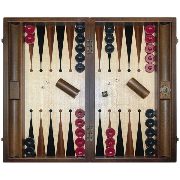 Premium Tavla Seti - Akçaağaç Kahverengisi