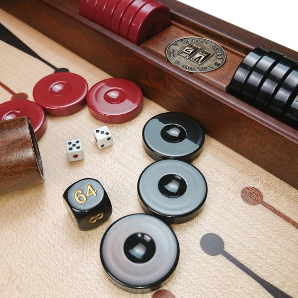 Premium Tavla Seti - Akçaağaç Kahverengisi