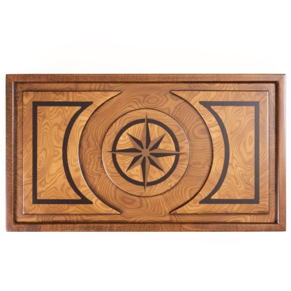 Saray Çöl Yıldızı Oymalı Tavla Takımı