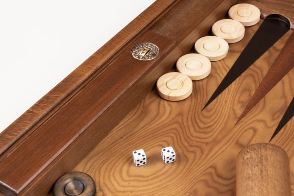 Saray Çöl Yıldızı Oymalı Tavla Takımı