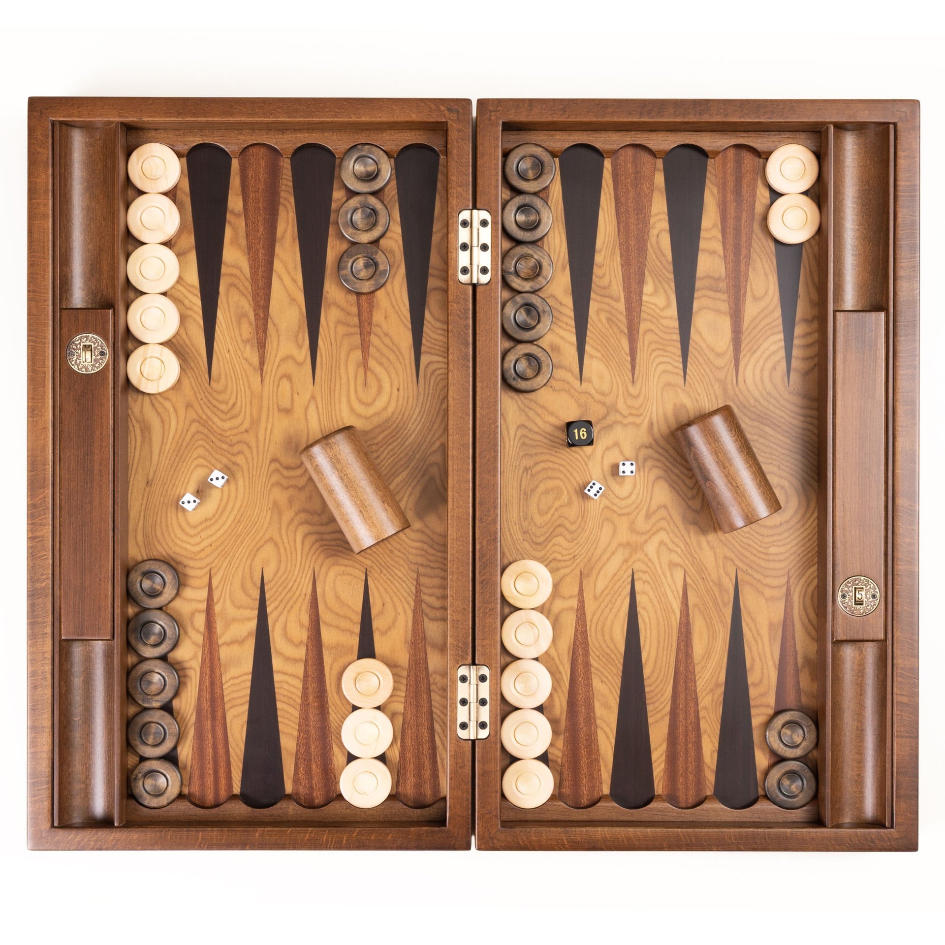 Saray Çöl Yıldızı Oymalı Tavla Takımı